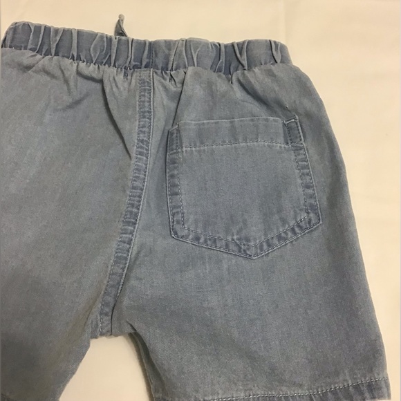 Miles the Label Baby Boy 2-piece Outfit Chambray Shirt and Shorts Size 12 Month - Picture 11 of 15